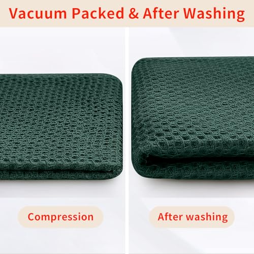 100% Cotton Oversized Waffle Weave Kitchen Towels 4 (4 Count)