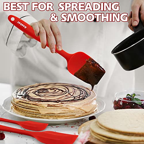 4 Piece Silicone Spatula Set (4 Count)