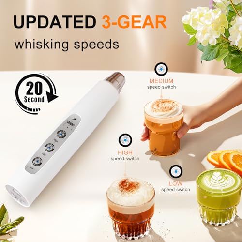 Handheld Milk Frother Wand for Coffee