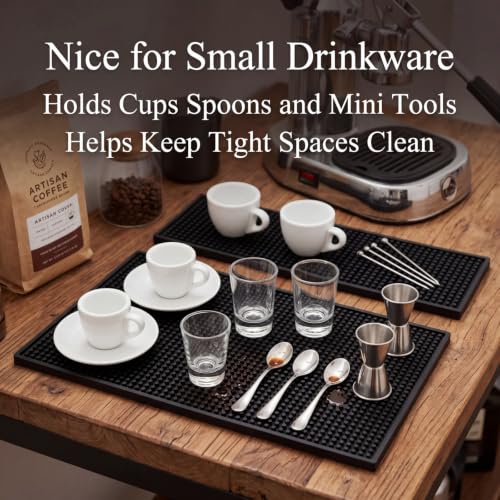 6 Pcs Bar Mat 12 X 6 Inch
