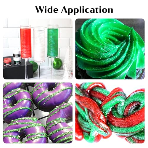 Green Edible Glitter