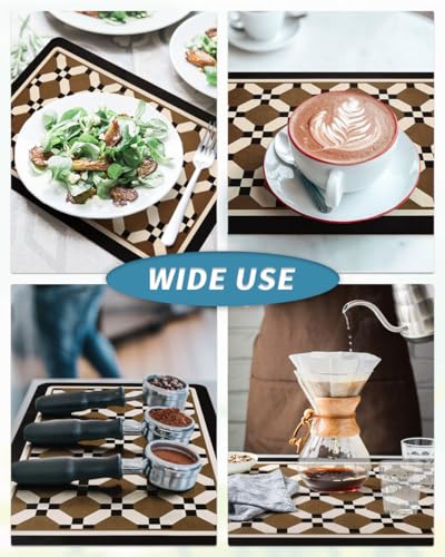 Coffee Mat Hide Stain Rubber Backed Absorbent Dish Drying Mat for Kitchen Counter