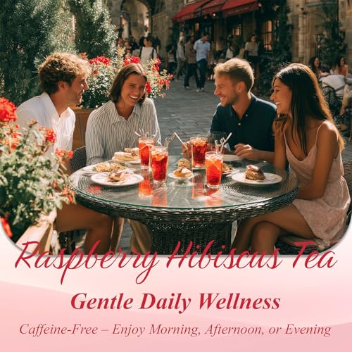 Raspberry Hibiscus Herbal Tea Bags 100 Count