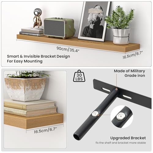 36 Inch Floating Shelves for Wall (2 Count)