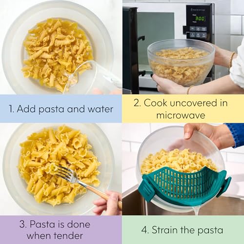 8 Cup Glass Microwave Pasta Cooker