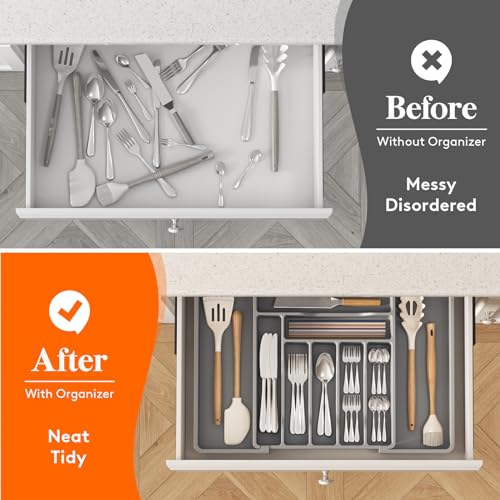 Expandable Silverware Drawer Organizer