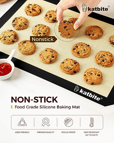 Silicone Baking Mat Set of 3 Black