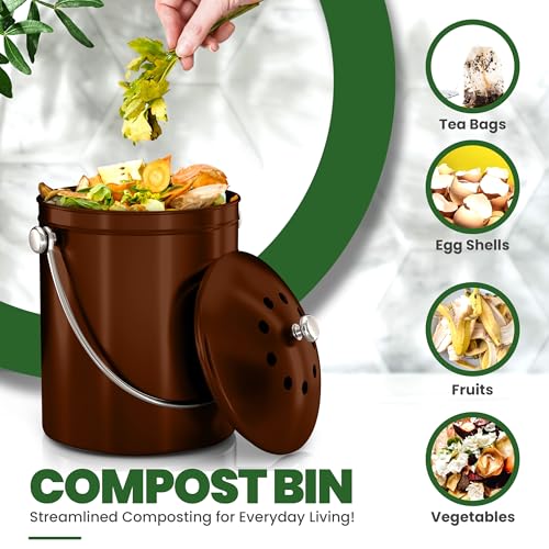 Countertop Compost Bin 1.3 Gallon