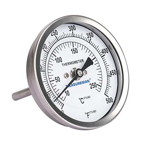 Fully Stainless Steel Bimetal Dial Thermometer