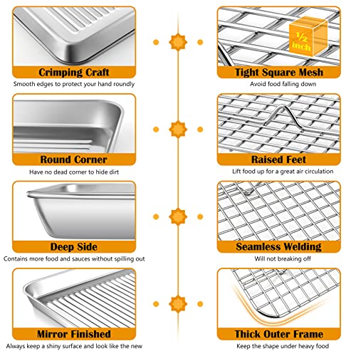 Baking Pan with Wire Rack
