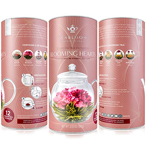 Heart Shaped Flowering Teas (3.53 Ounce)