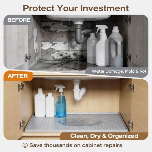 Waterproof Under Sink Mat (748 sq in)