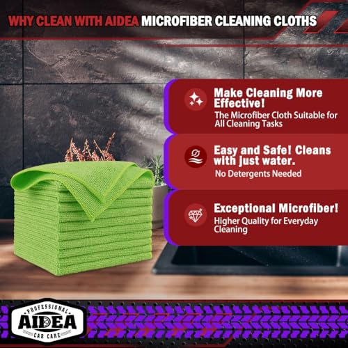 Microfiber Cleaning Cloth (20 Count)