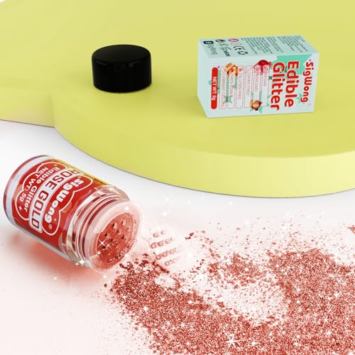 Rose Gold Edible Glitter