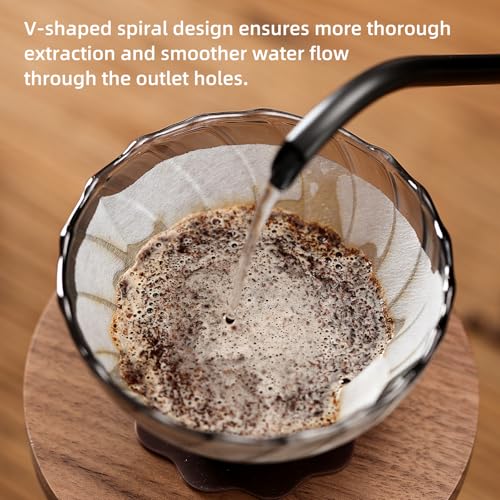 Clear Glass Drip Coffee Maker Set
