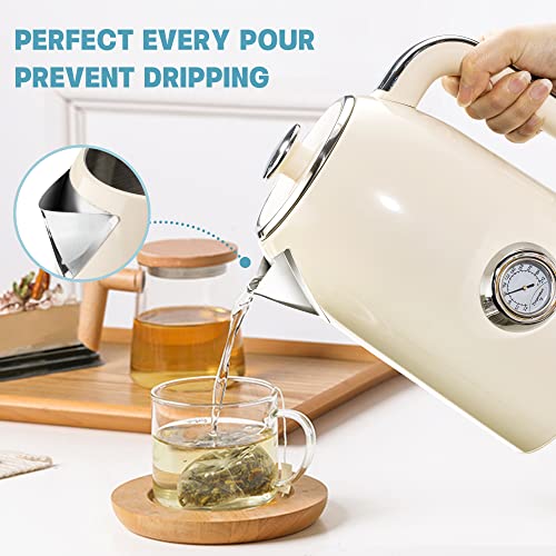 57oz Electric Kettle with Thermometer