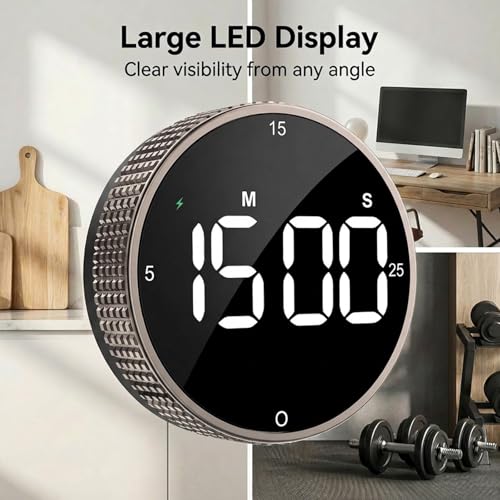 Rechargeable Magnetic Kitchen Timer