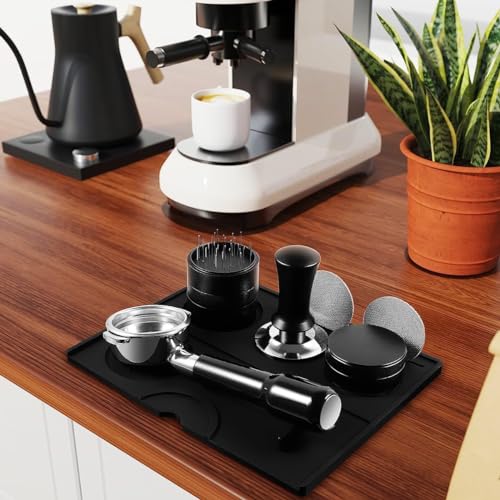 Coffee Tamper Mat Silicone Corner Tamping Mat