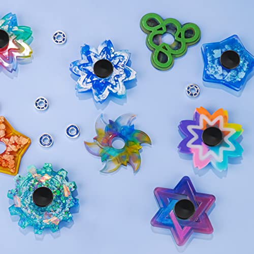 Fidget Spinner Bearings with Caps 24 Pack (24 Count)