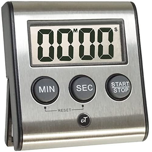 Elegant Digital Kitchen Timer Stainless Steel
