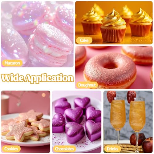Edible Glitter for Drinks Cakes