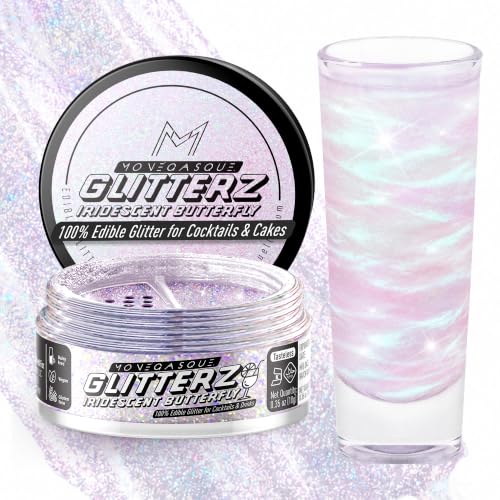 Iridescent Edible Glitter for Drinks & Cakes