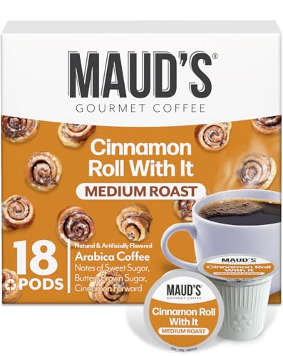 Cinnamon Roll Flavored Coffee Pods (18 Count)