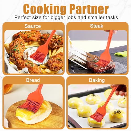 Silicone Basting Brush 2 Pcs Pastry Brush for Oil (2 Count)