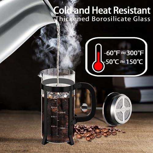 French Press Coffee Maker 304 Stainless Steel Coffee Press