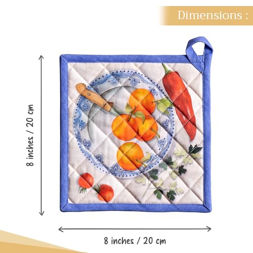Pot Holders 100% Cotton Potholders (2 Count)