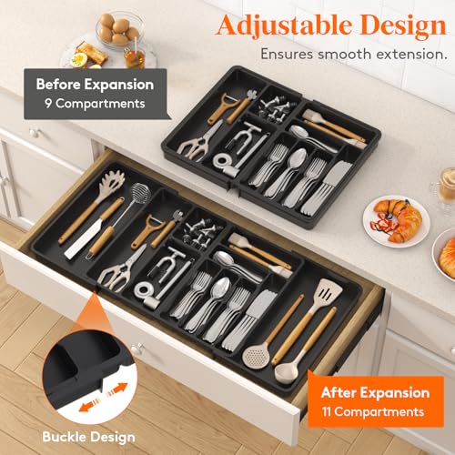 Utensil Organizer for Kitchen Drawer