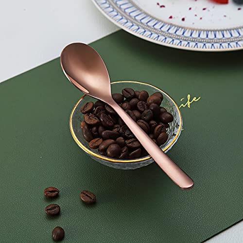 Copper Demitasse Espresso Spoons (6 Count)