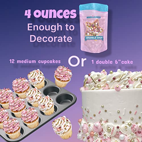 pink sprinkles (4 Ounce)