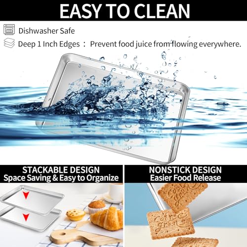 Baking Sheet with Wire Rack Set of 6
