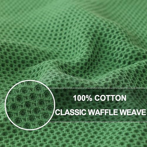 100% Cotton Oversized Waffle Weave Kitchen Towels 8 (8 Count)