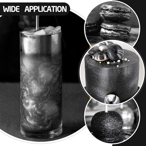 Black Edible Glitter Spray