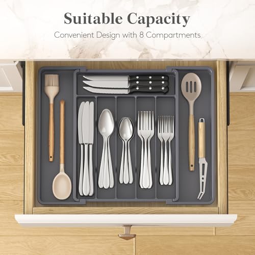 Expandable Silverware Drawer Organizer