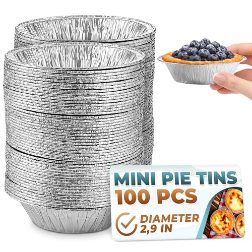 Mini Pie Tins 3 Inch (100 Count)