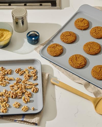 Non Stick Ceramic Baking Sheet Trio and Cookie Sheet Set (4 Count)