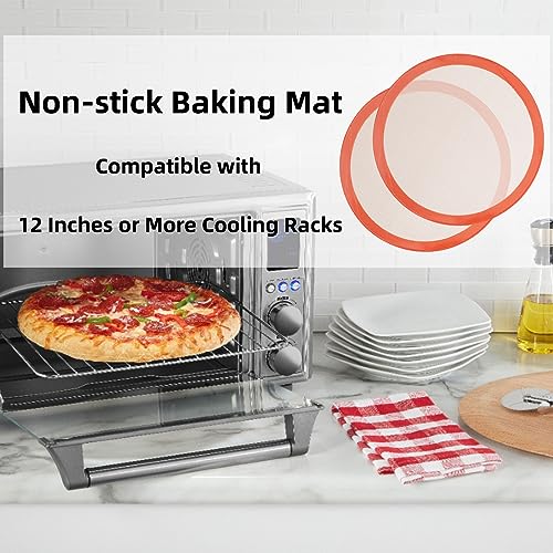 Round Silicone Baking Mats for 12 Inch Pizza Pan