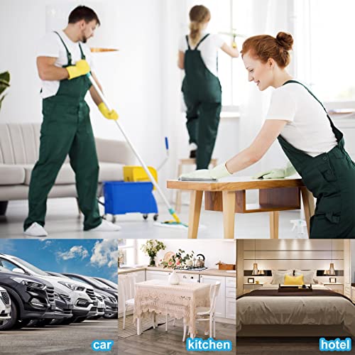 100 Pack 12'' x 12'' Microfiber Cleaning Cloths Reusable Cleaning Rags Bulk Microfiber Towels Softer Highly Absorbent Washcloths for House Kitchen Car Window