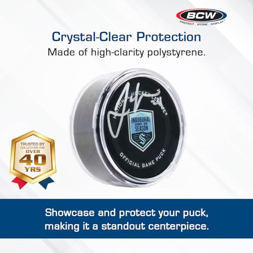Hockey Puck Tube Display Case