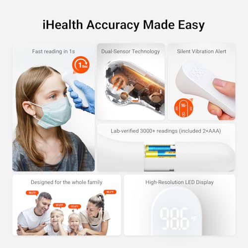 No Touch Forehead Thermometer for Adults