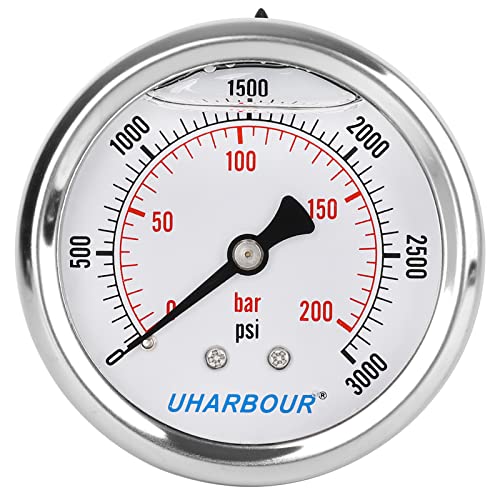 Glycerin Pressure Gauge 3000psi