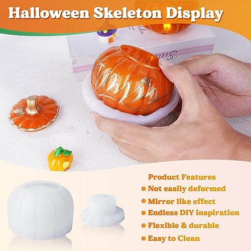 Large Pumpkin Jar Resin Molds