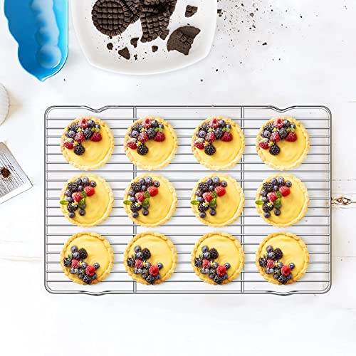 Baking Sheet with Rack Set [2 Sheets + 2 Racks]