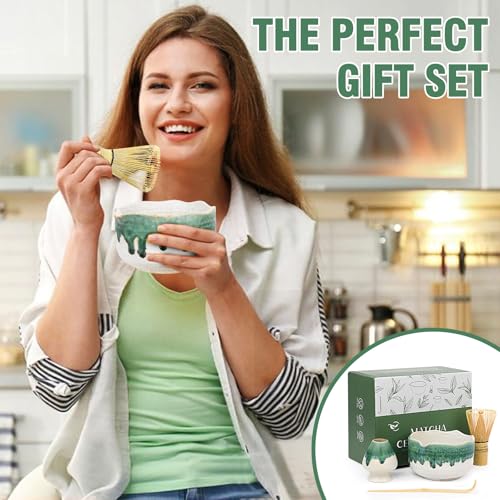 Pottery Matcha Set