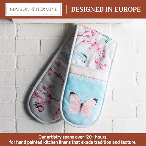 Double Oven Mitts 100% Cotton Double Oven Glove