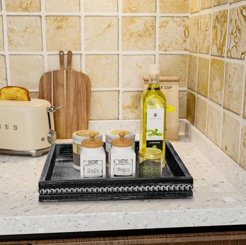 Square Wood Serving Tray