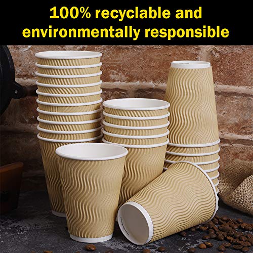 Disposable Paper Coffee Cups with Lids